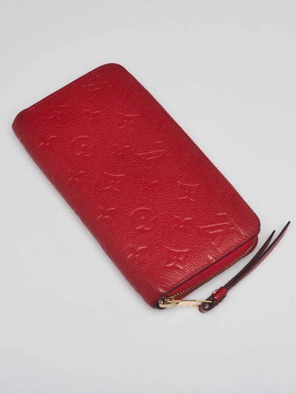 Louis Vuitton Cerise Monogram Empreinte Leather Zippy Wallet - Picture 2 of 11